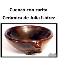 Cuenco con carita - Obra de Julia Isidrez